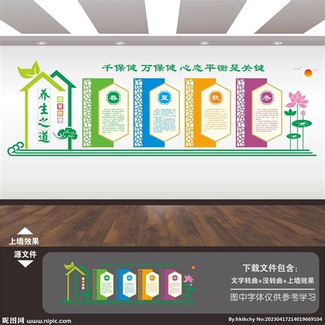 中医院养生馆文化形象背景墙设计图__展板模板_广告设计_设计图库_昵图网nipic.com