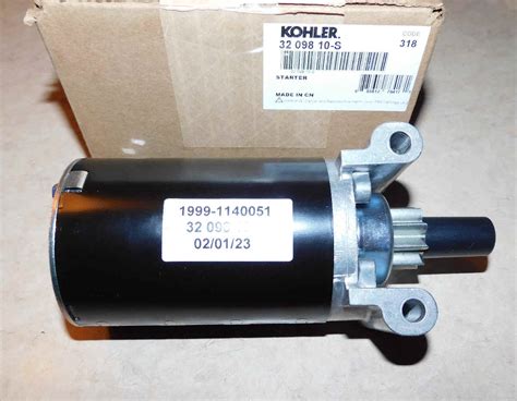 Kohler Electric Starter - Part Number 32 098 10-S