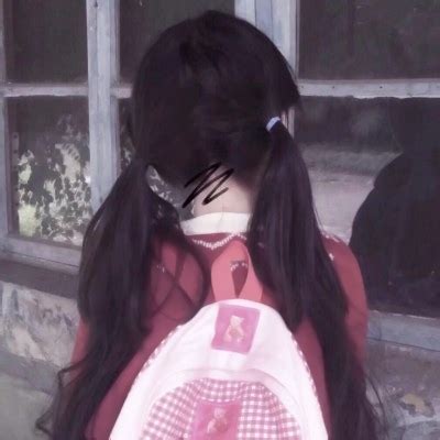 真人双马尾头像甜美女生