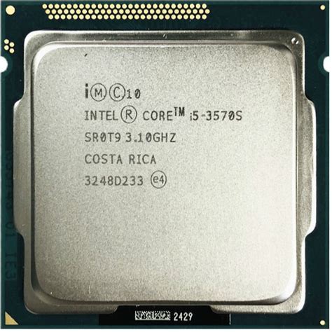 Intel Core i5-3570S i5 3570S 3.1 GHz Quad-Core CPU Processor 6M 65W LGA ...