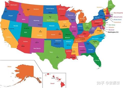 美国有哪五十个州，各州的首府分别是什么。-