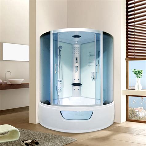 家用淋浴房整体浴室钢化玻璃隔断卫生间一体式洗澡间干湿分离浴屏-阿里巴巴