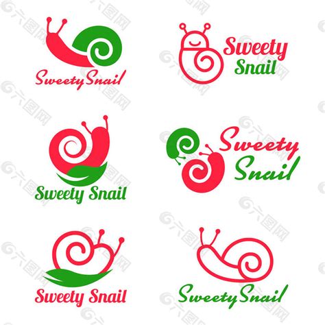 卡通蜗牛标志设计图片平面广告素材免费下载(图片编号:8209350)-六图网