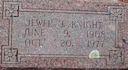 Jewel J Knight (1908-1977) – Find a Grave-äreminne