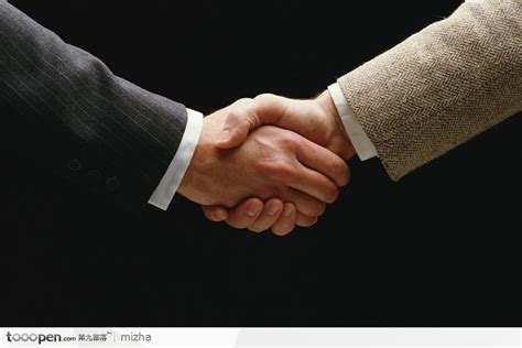 合作的握手 - 素材公社 tooopen.com