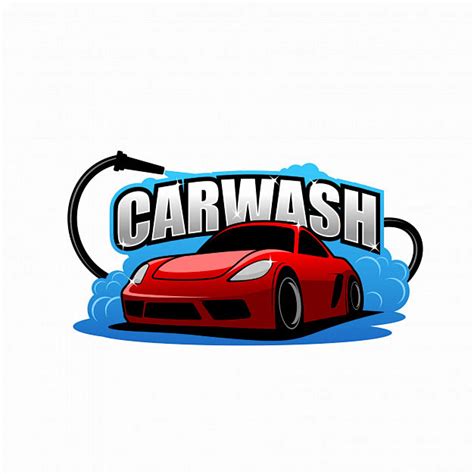 洗车标志设计概念矢量、洗车标志模板素材图片免费下载-千库网