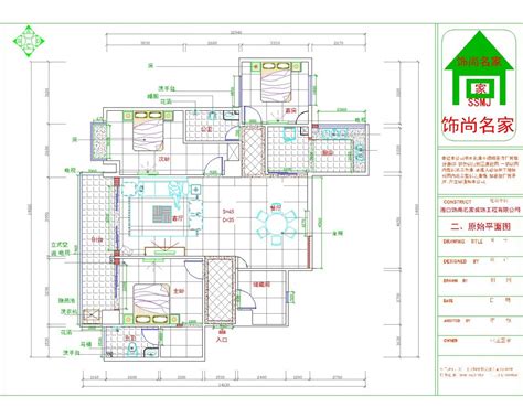 夏花似锦项目设计全套CAD施工图纸-住宅装修-筑龙室内设计论坛