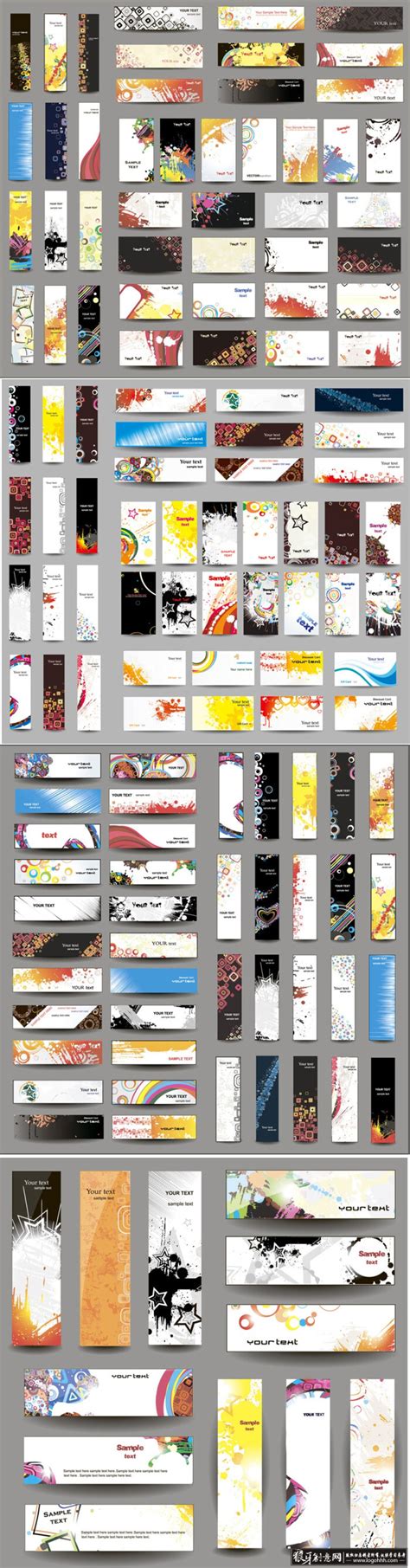 网站横幅 800款矢量时尚banner条幅模板 高… - 堆糖，美图壁纸兴趣社区