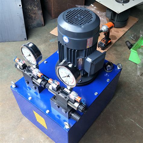 小型液压泵站含电控箱动力单元全套非标数控车床自动化液压站厂家-阿里巴巴