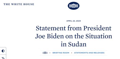 快讯！拜登就苏丹局势发表声明，下令美军从喀土穆撤离美政府工作人员
