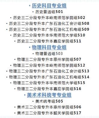 广东职业技术学院2021年三二分段专业组名称及代码_广东招生网