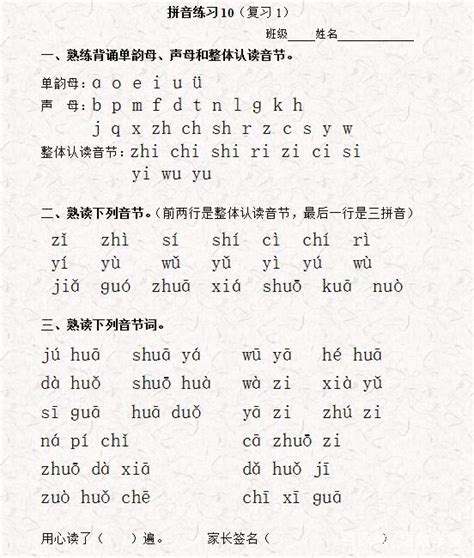 小学汉语拼音最简单的拼读、记忆法和所有拼音知识汇总