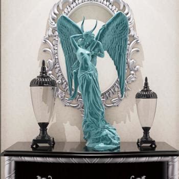 现代西方经典雕塑天使之吻摆件- 建E网3D模型下载网