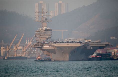 日媒：美军“里根”号航母离开日本