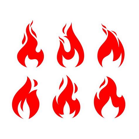 各种火焰符号,特殊符号,火热_大山谷图库