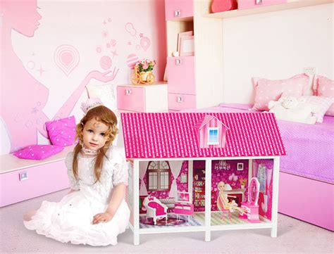 女孩过家家玩具娃娃屋小公主城堡大型拼装别墅房子节日儿童礼物_虎窝淘