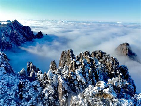 nanqzhen摄影作品 黄山雪景