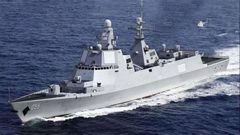 最新一艘055型驱逐舰亮相，中国海军已有4艘万吨大驱露面(含视频)_手机新浪网