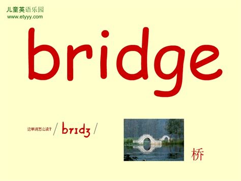 单词bridge
