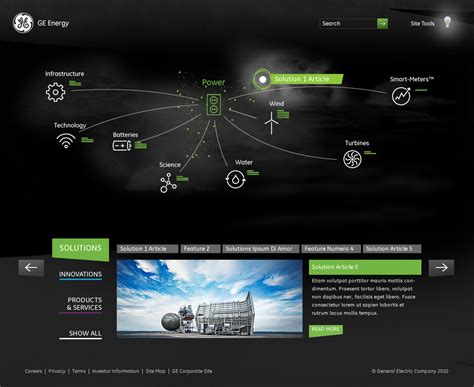 GE通用电气能源公司网页设计[11P] - 网页设计