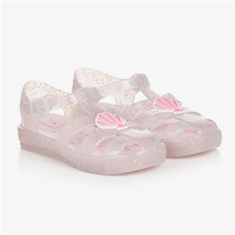 Mayoral - Girls Pink Seashell Jelly Shoes | Childrensalon Outlet
