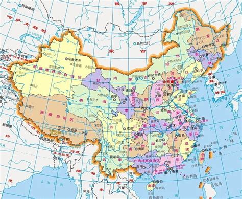 看中国地图图片