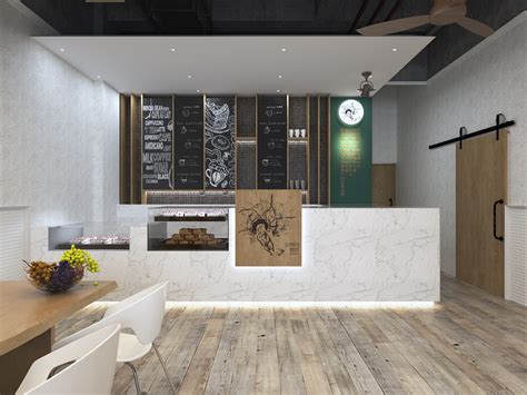 绿意咖啡厅|空间|室内设计|ArtistePlanet - 原创作品 - 站酷 (ZCOOL)