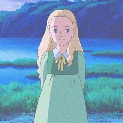 甜美女生头像黄头发动漫