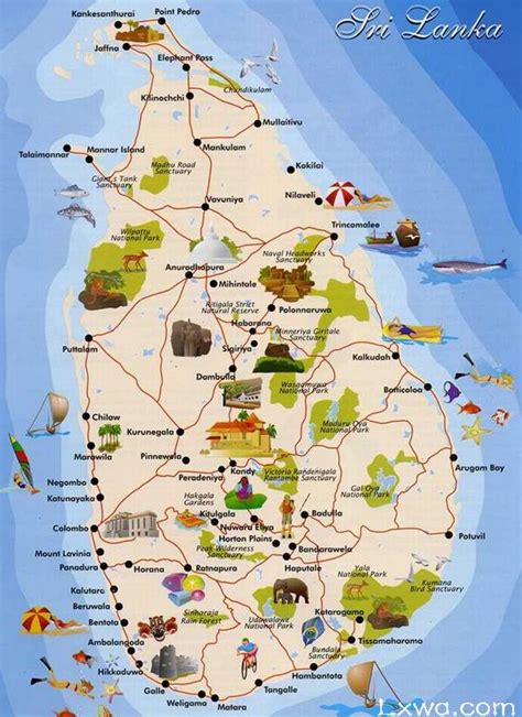 斯里兰卡地图_斯里兰卡地图高清图 - 随意优惠券