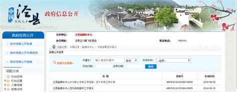 泾县融媒体中心政务公开网站自查报告-泾县人民政府