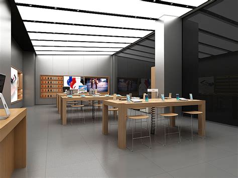 苹果手机专卖店设计|空间|室内设计|陈美娥 - 原创作品 - 站酷 (ZCOOL)