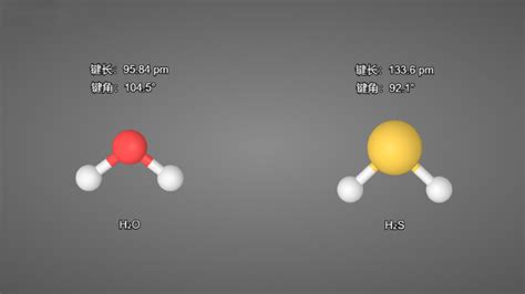 H₂O和H₂S的分子结构_火花学院