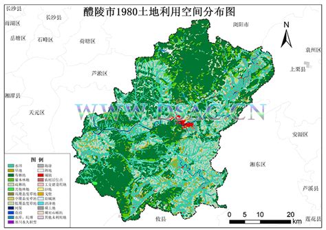 醴陵市土地利用数据产品-土地资源类数据-地理国情监测云平台