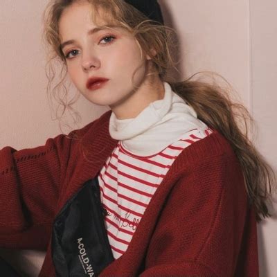 酷拽甜美女生头像图片