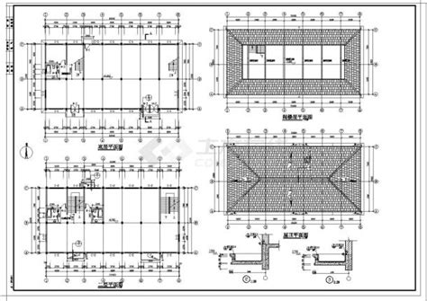 经典双层厂房建筑CAD节点详图_节点详图_土木网