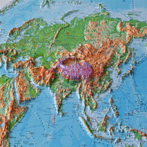 高清中国地图,中国地形图,中国政区图,中国交通图(23) - 地理教师网