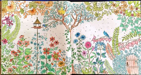秘密花园涂色合集图片 秘密花园涂色合集图片