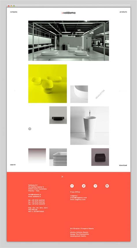 20个极简风格网页设计 - 设计之家