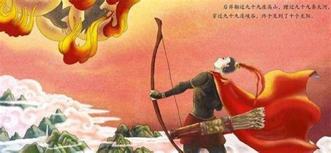 中国神话后羿射日素材图片免费下载-千库网