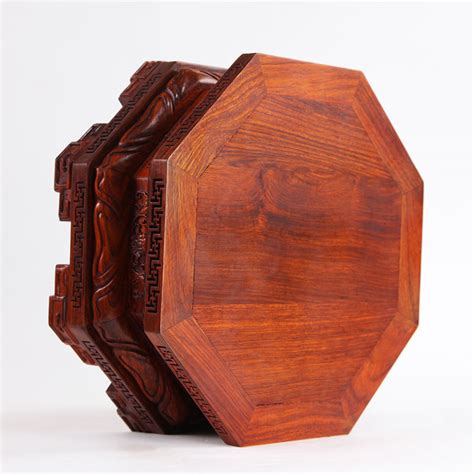 红木雕刻工艺品茶具摆件底座实木托架方形奇石头花盆佛像如意底座_虎窝淘