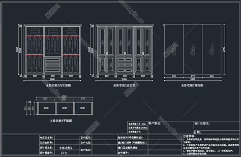 各类柜子CAD图库，柜子CAD图纸下载 - 易图网