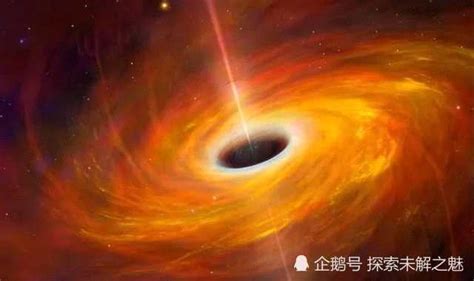 辐射从黑洞的两极射出，穿过银河系，并从顶端向外扩展。- 宇宙奥秘_赢家娱乐