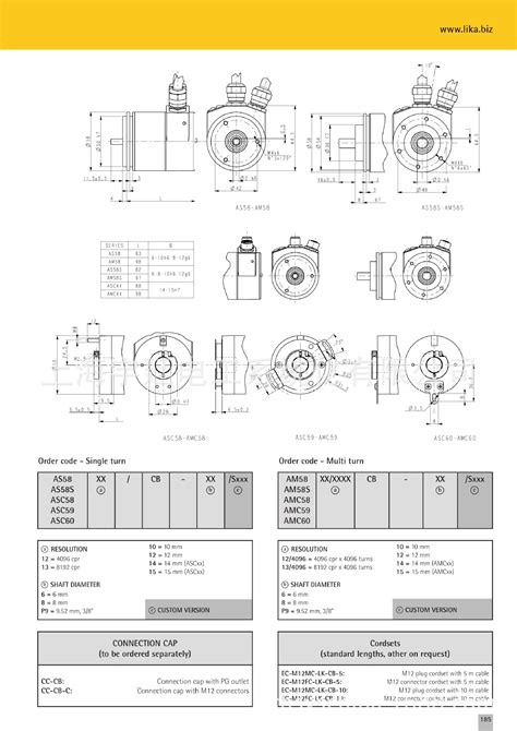 意大利LIKA型烟机旋转编码器AS180/GY-10/S306-阿里巴巴