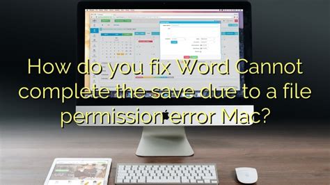 How to Fix Word File Permission Error on Mac