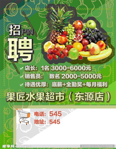 水果店招聘设计图__海报设计_广告设计_设计图库_昵图网nipic.com