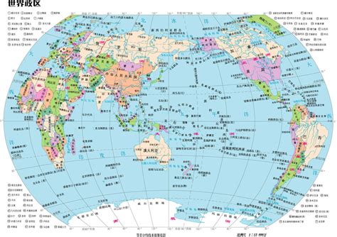 世界地图国家图片