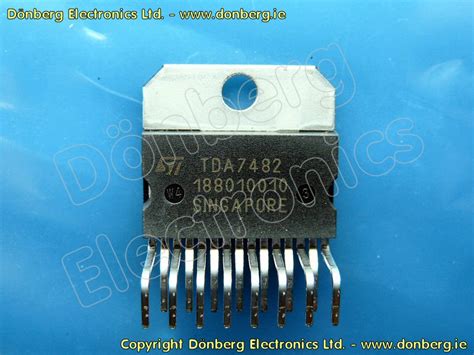 Semiconductor: TDA7482 (TDA 7482) - PWR-AMP 1X25W / 4E / 28V
