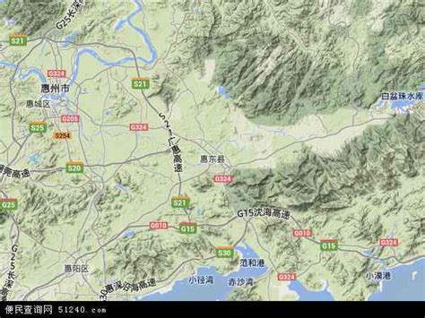 惠东县地图 - 惠东县卫星地图 - 惠东县高清航拍地图