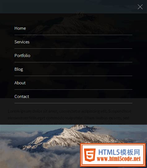 HTML5手机端抽屉式搜索框代码-远方教程