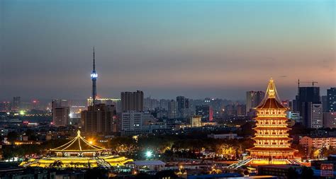 隋唐洛阳城应天门夜景 - 洛阳随拍 - 洛阳都市圈